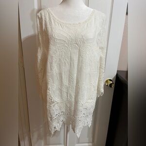 ❤️Colombian white embroidered blouse